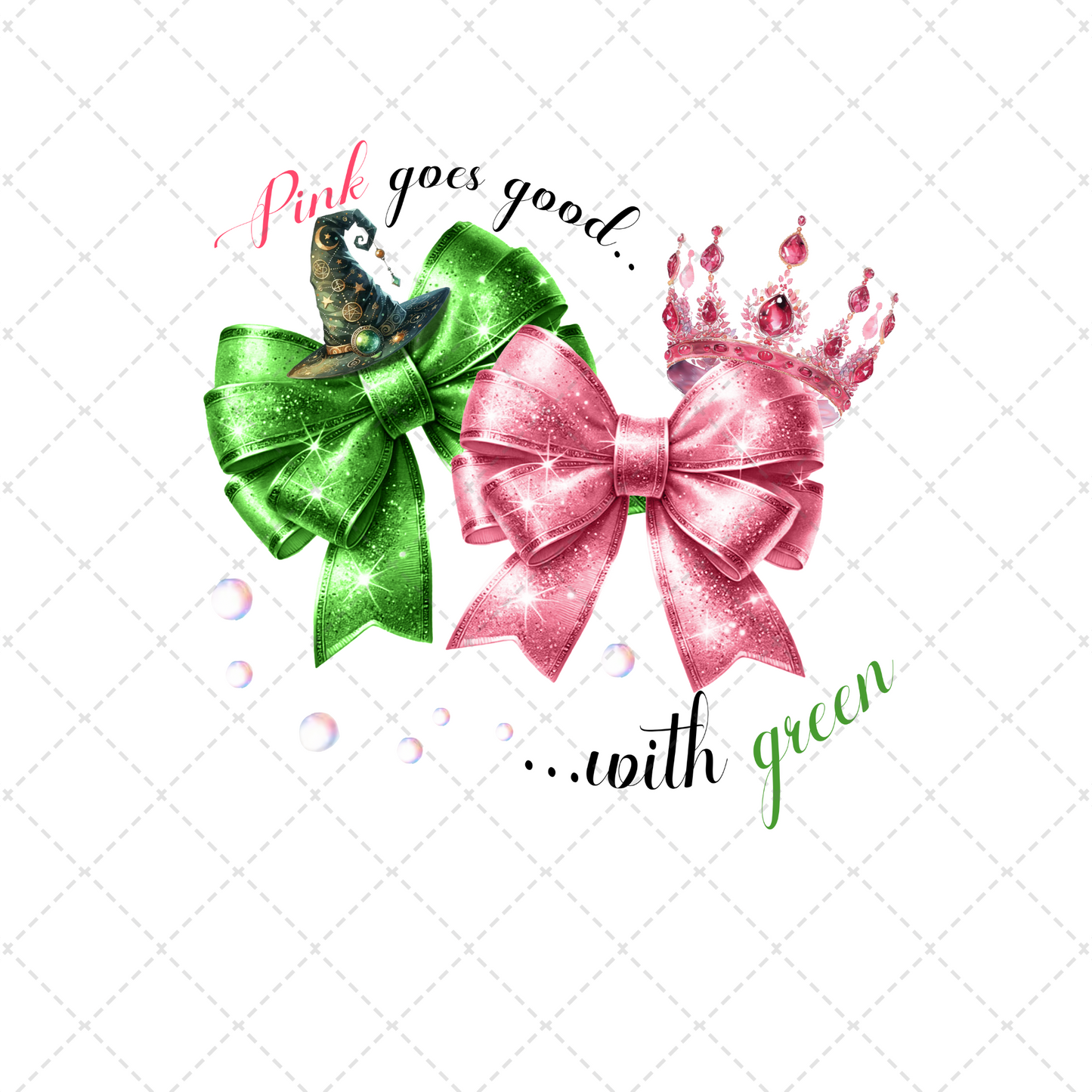 Wicked Pink Goes Good Transfer