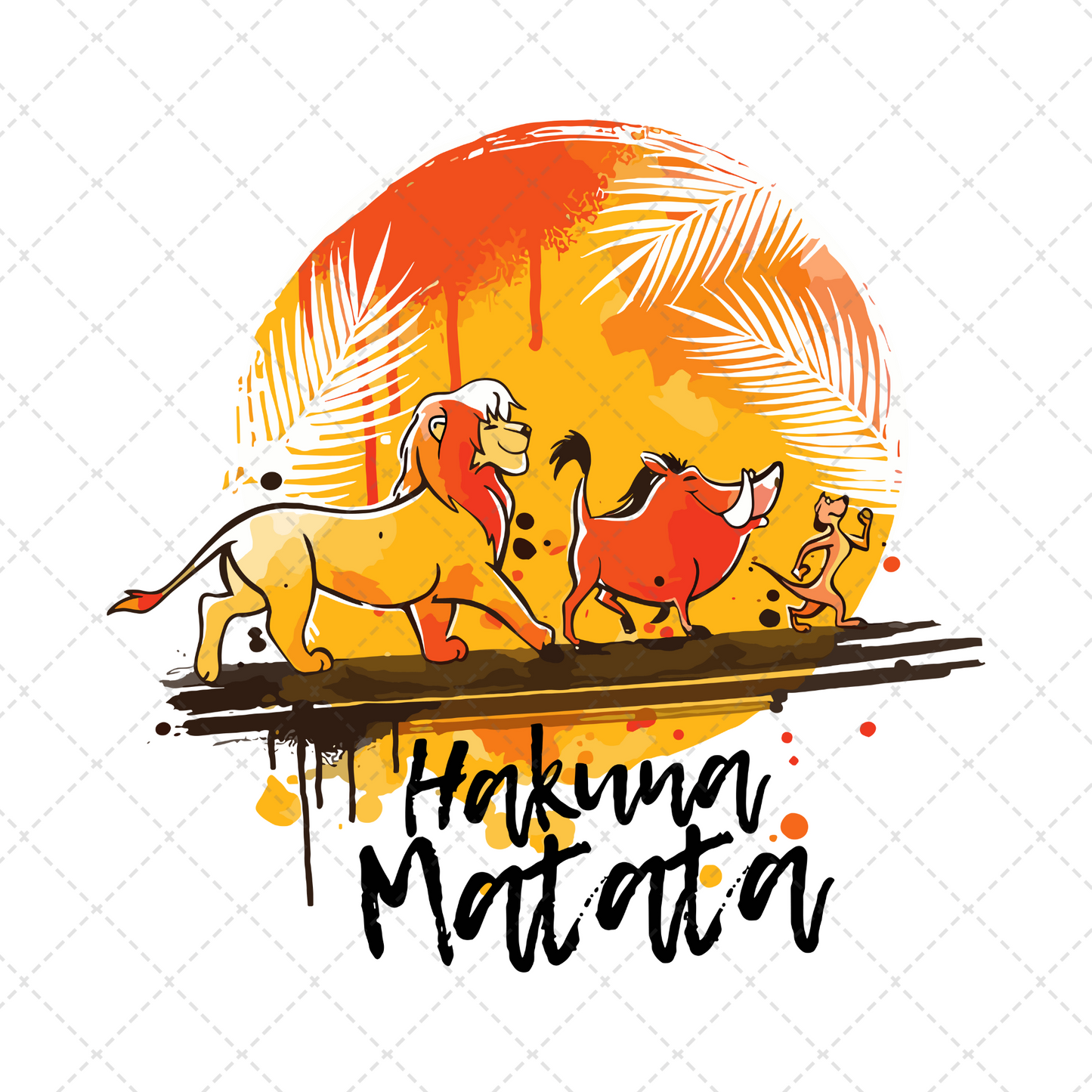 Retro Hakuna Matata Transfer
