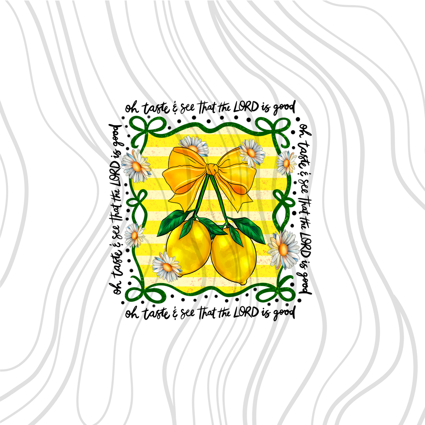 Oh Taste & See That The Lord Is Good Transfer