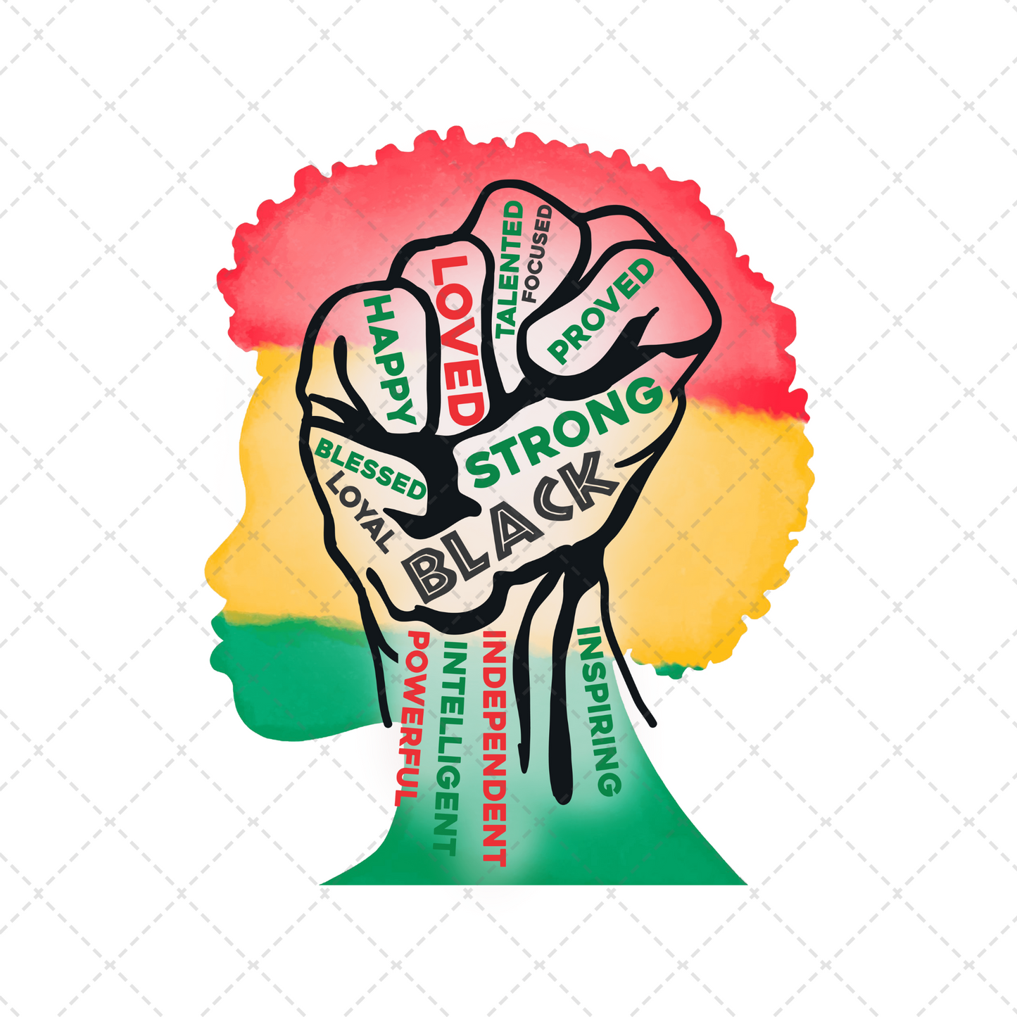 Hand Black History Transfer