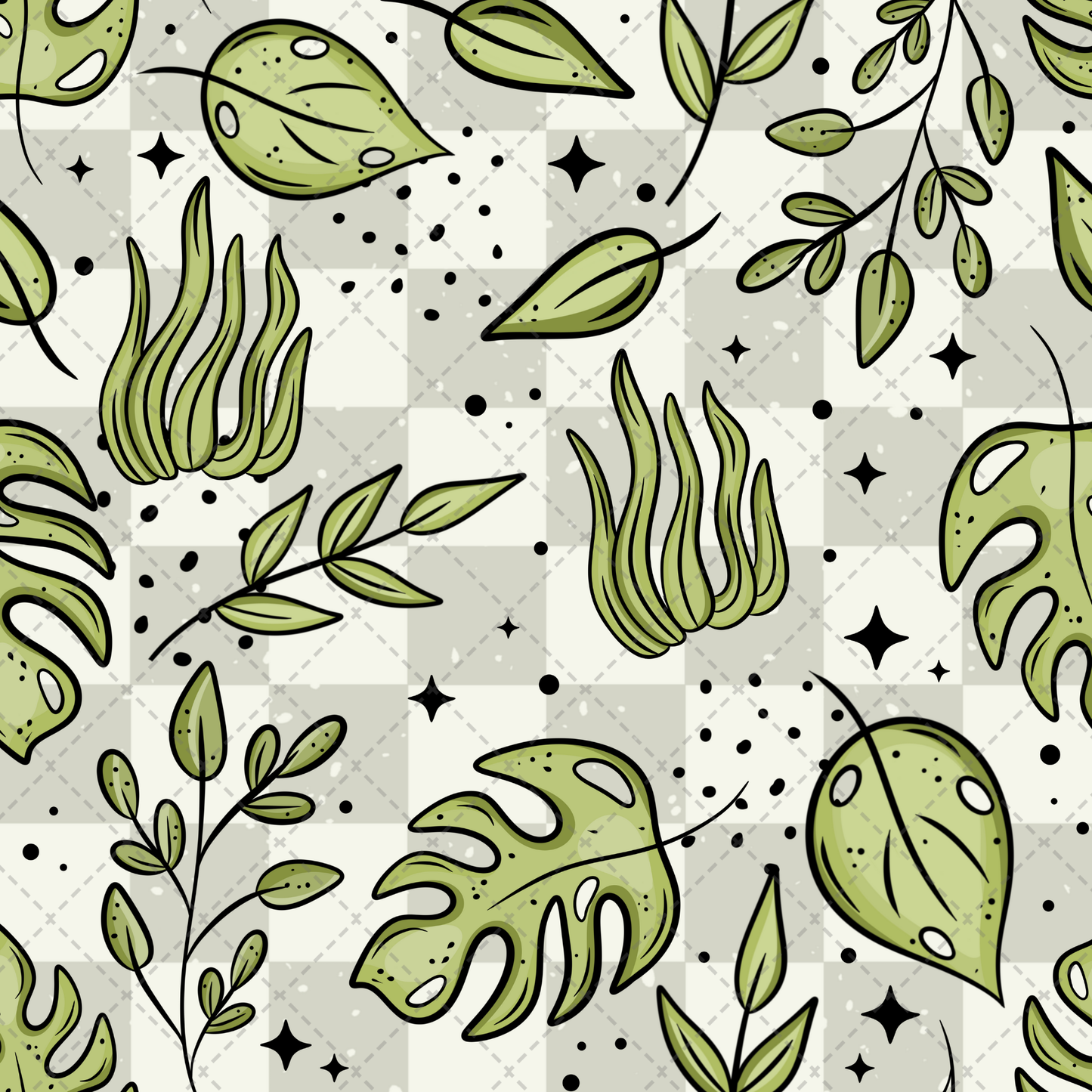 Monstera Leaves Seamless