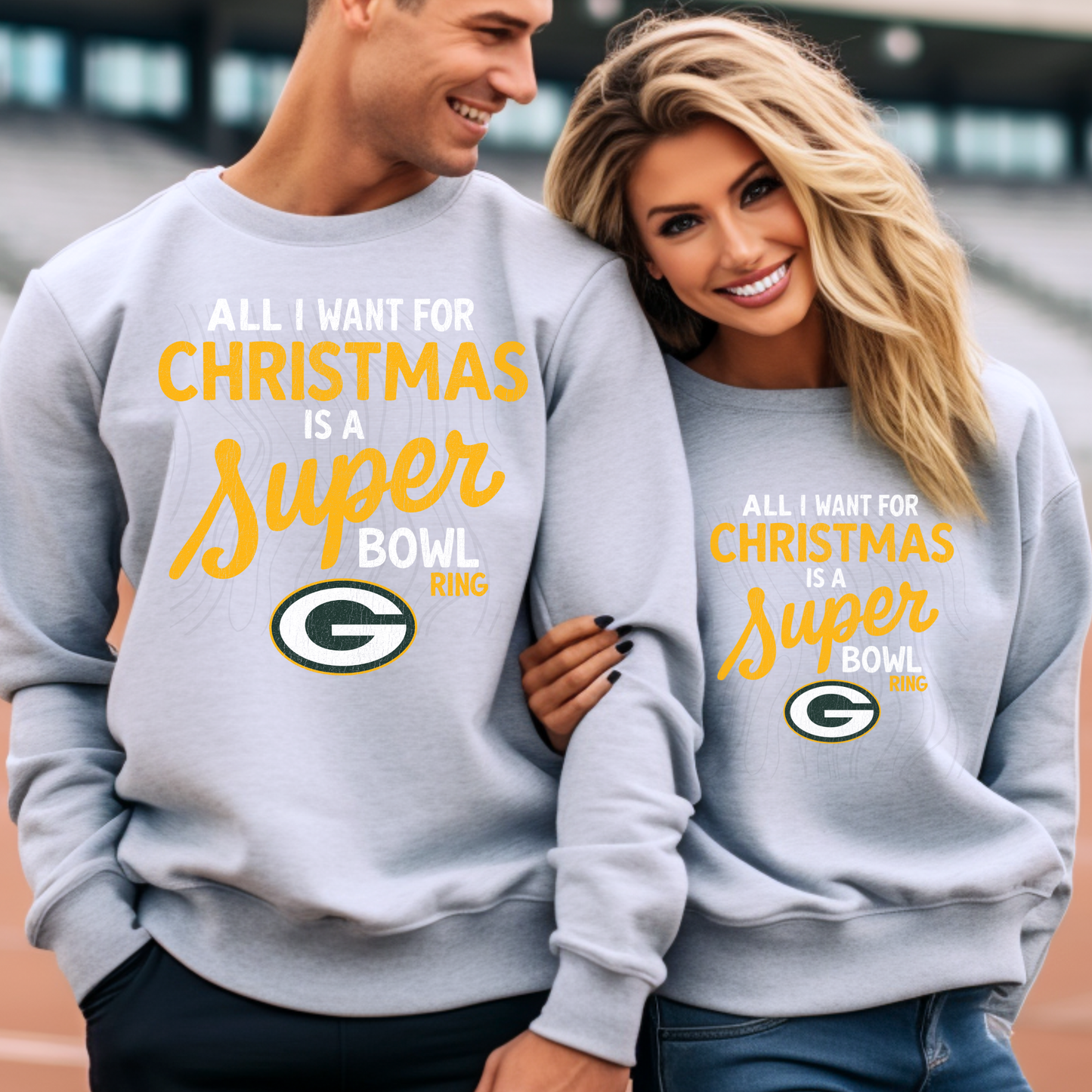 Christmas Super Bowl GB Transfer**SOLD SEPARATELY**