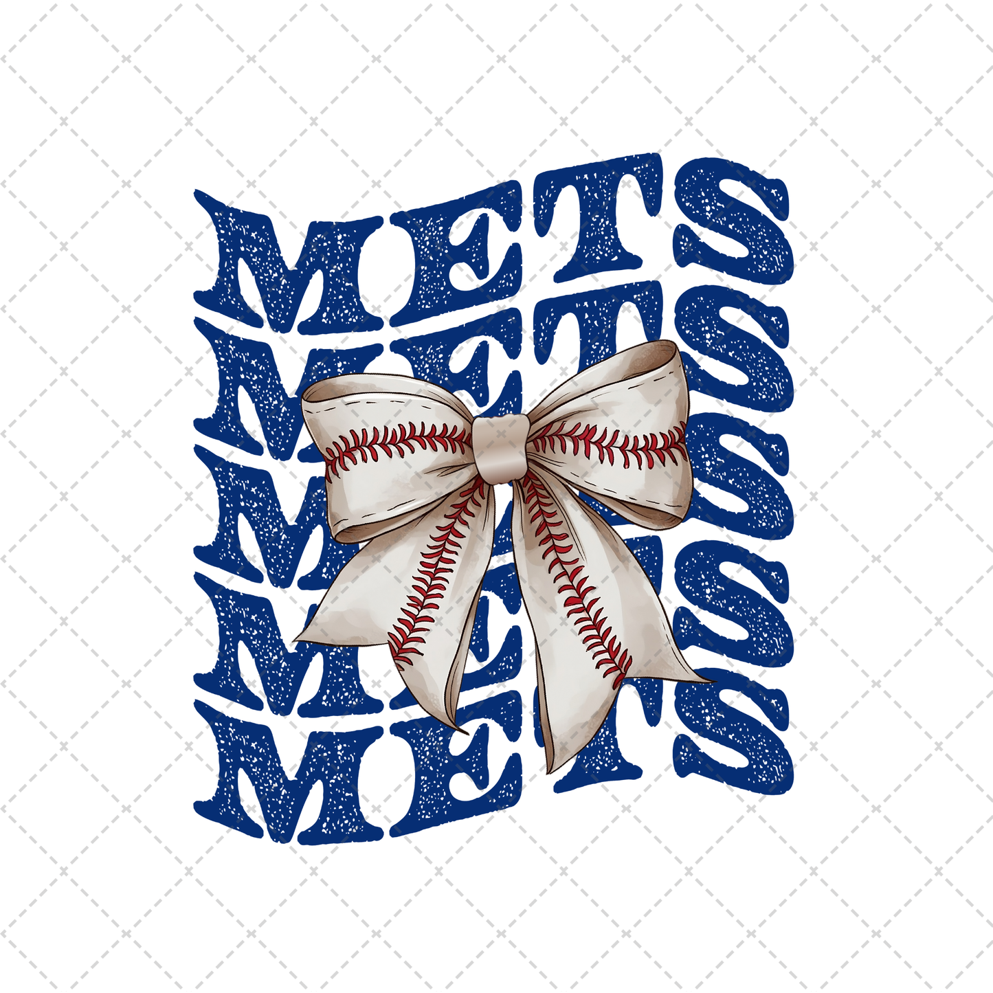 Mets Coquette Transfer ** TWO PART* SOLD SEPARATELY**