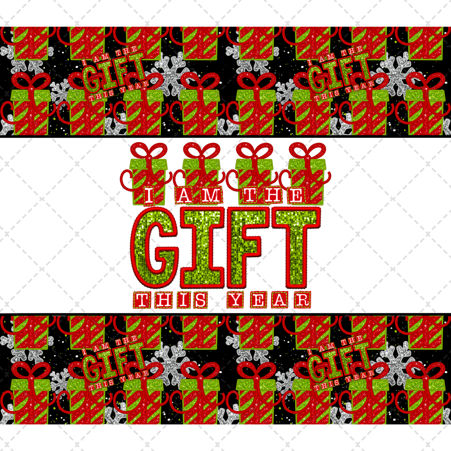 I Am The Gift Tumbler Transfer