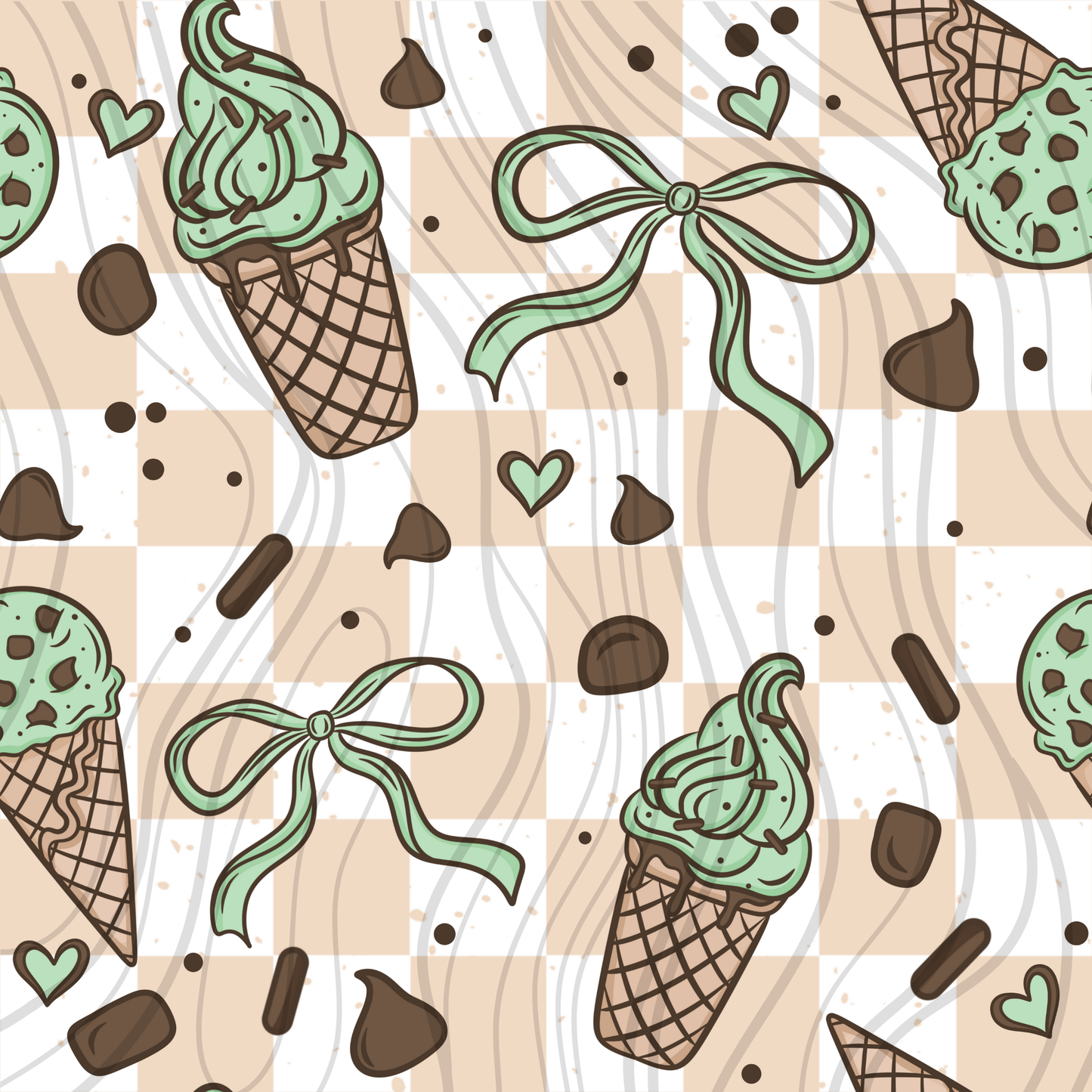 Mint Choc Chip Seamless