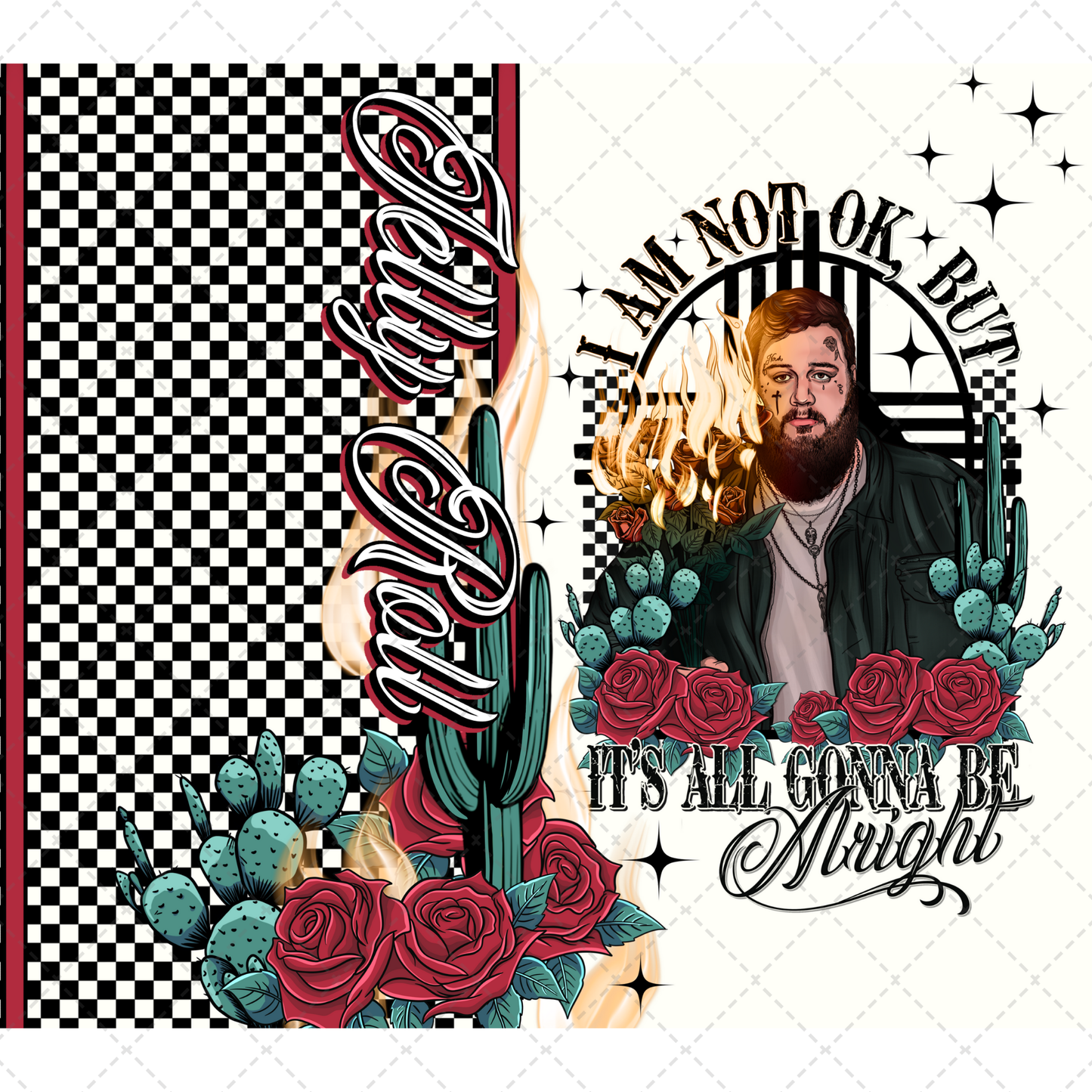 I Am Not Ok Tumbler Wrap