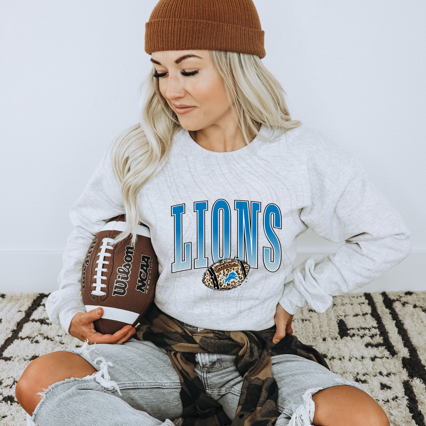 Lion Huge Football Tall Transfer