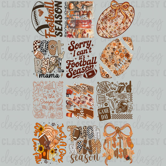 It's Football Season - 30x48 - PREMADE GANG SHEET