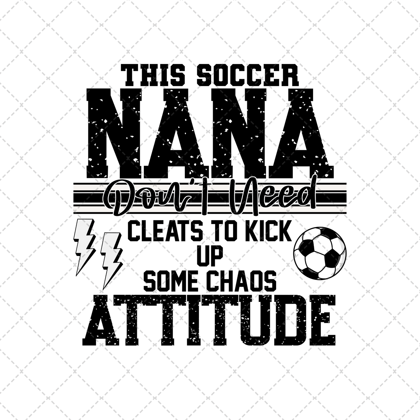 This Soccer Nana Transfer ** TWO PART* SOLD SEPARATELY**