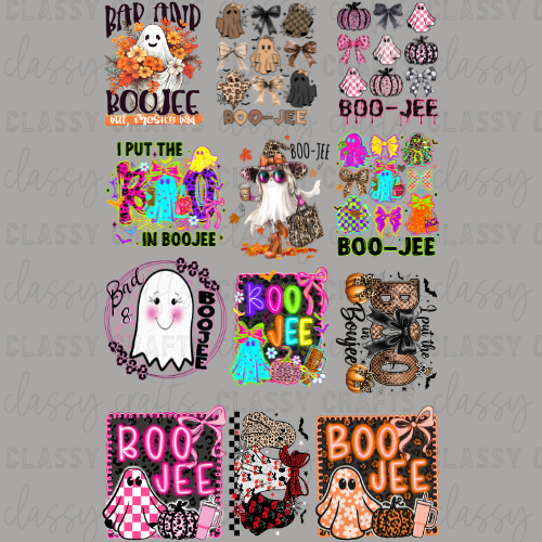 Boo Jee - 30x48 - PREMADE GANG SHEET