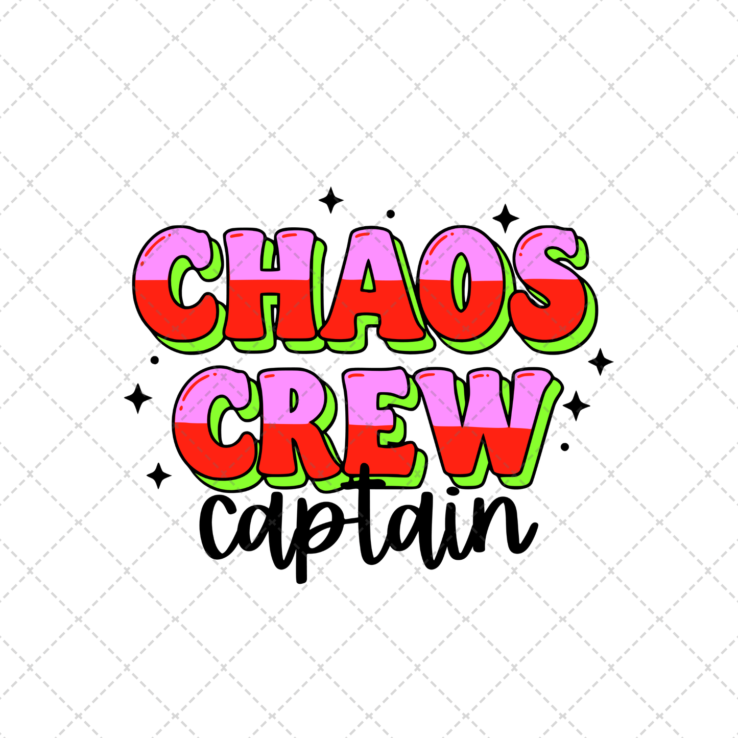 Chaos Crew Pink Transfer