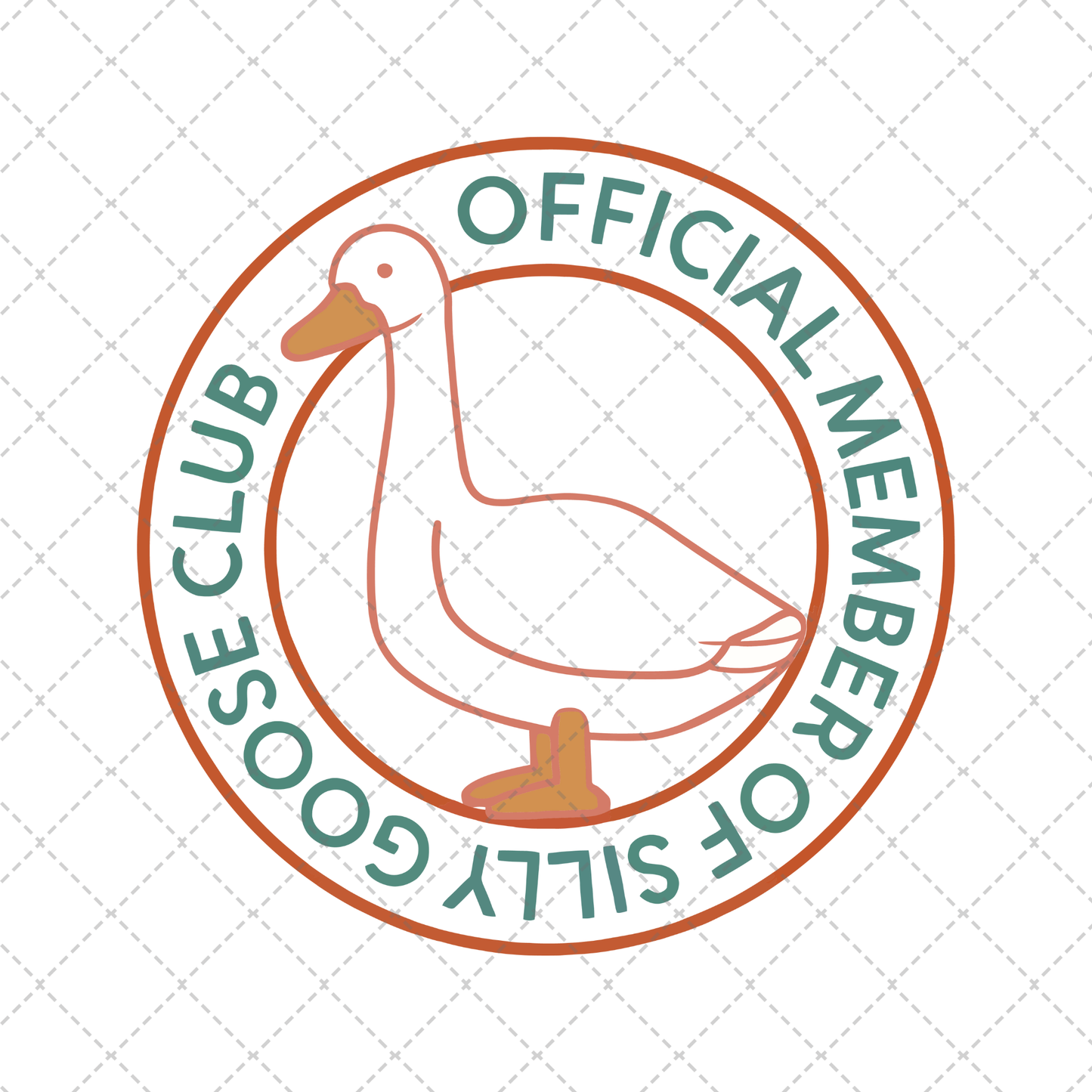 Silly Goose Club ** TWO PART* SOLD SEPARATELY** Transfer