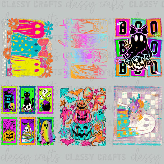 Neon Boo - 30x24 - PREMADE GANG SHEET