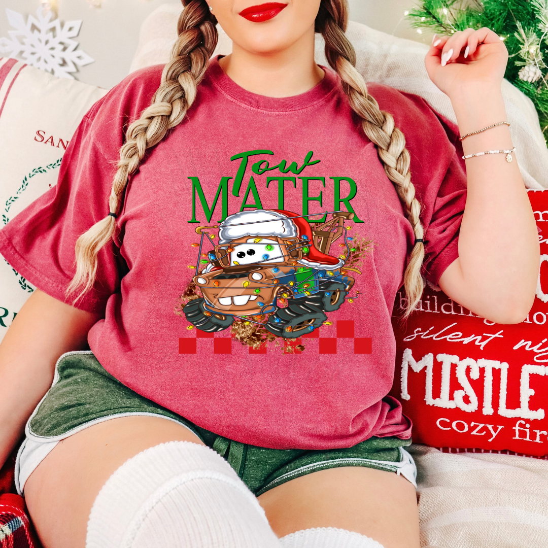 Tow Truck Christmas Lights Transfer