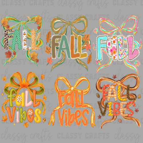 Coquette Fall - 30x24 - PREMADE GANG SHEET