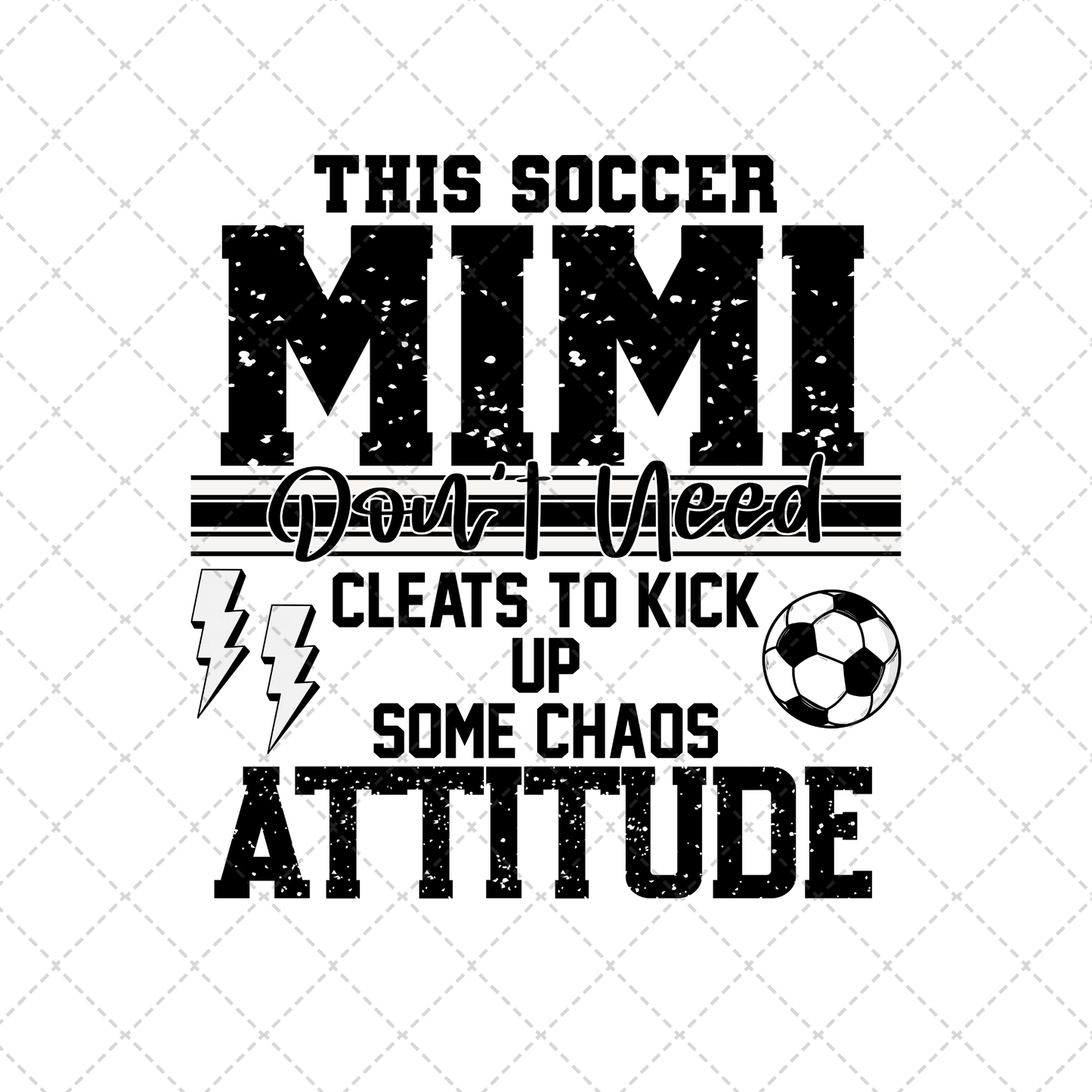 This Soccer Mimi Transfer ** TWO PART* SOLD SEPARATELY**