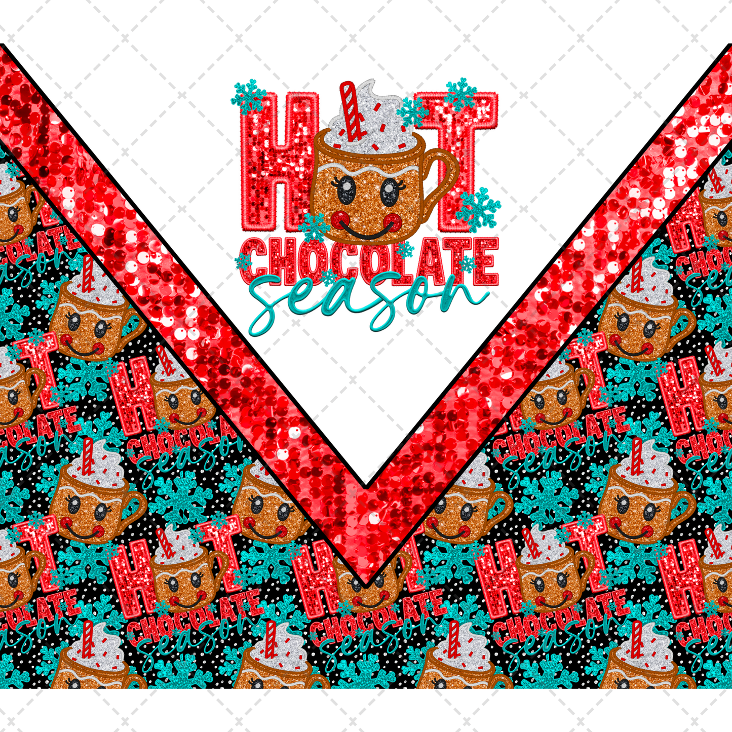 Hot Chocolate Tumbler Transfer