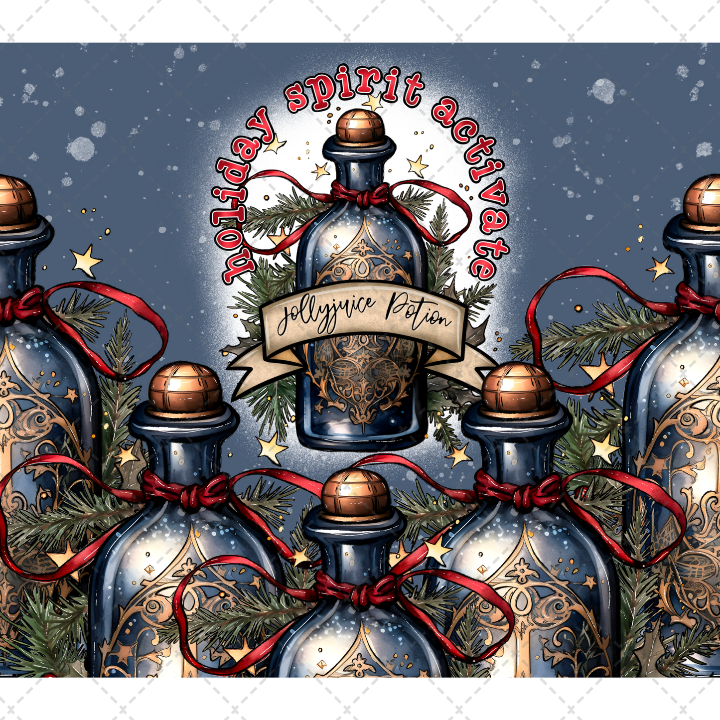 Holiday Spirit Activate Tumbler Transfer