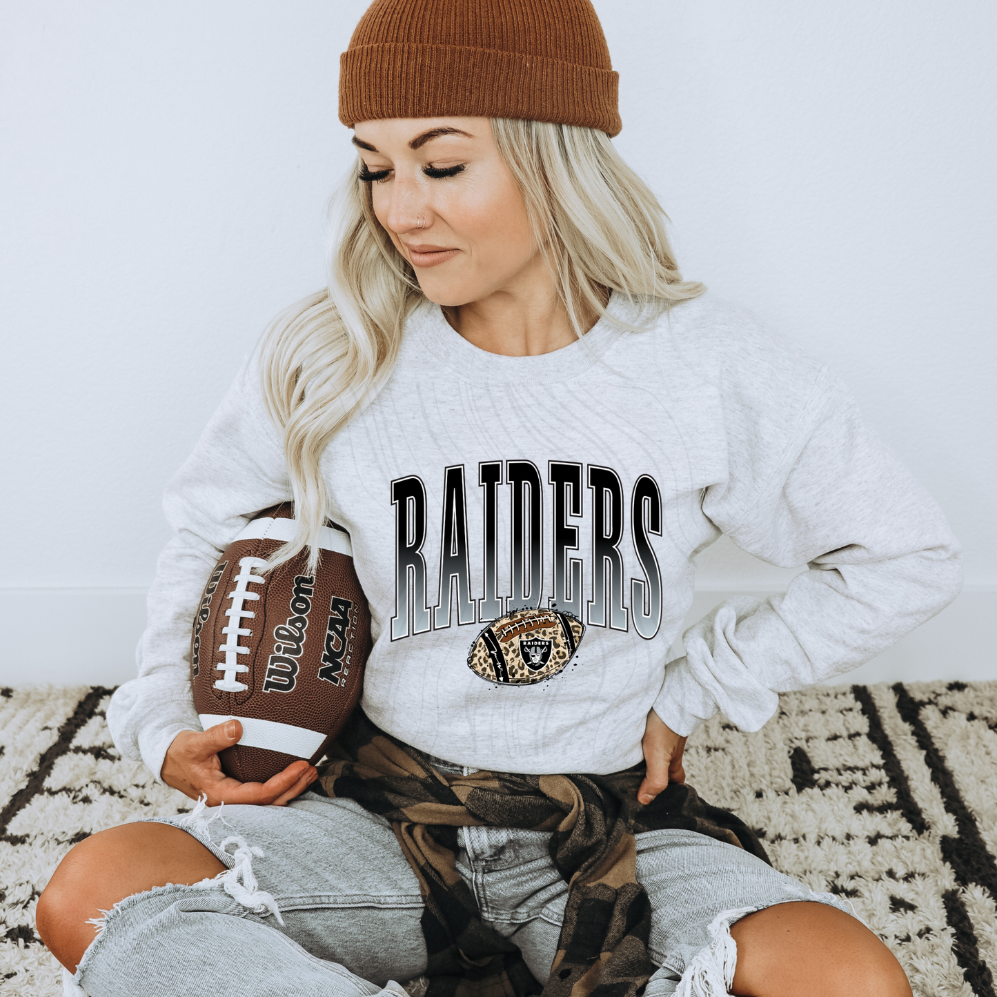 Raider Huge Football Tall Transfer