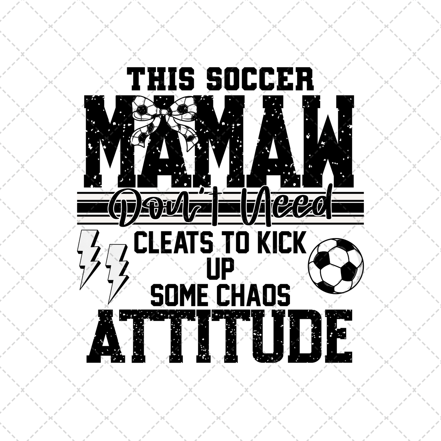 This Soccer Mamaw Transfer ** TWO PART* SOLD SEPARATELY**