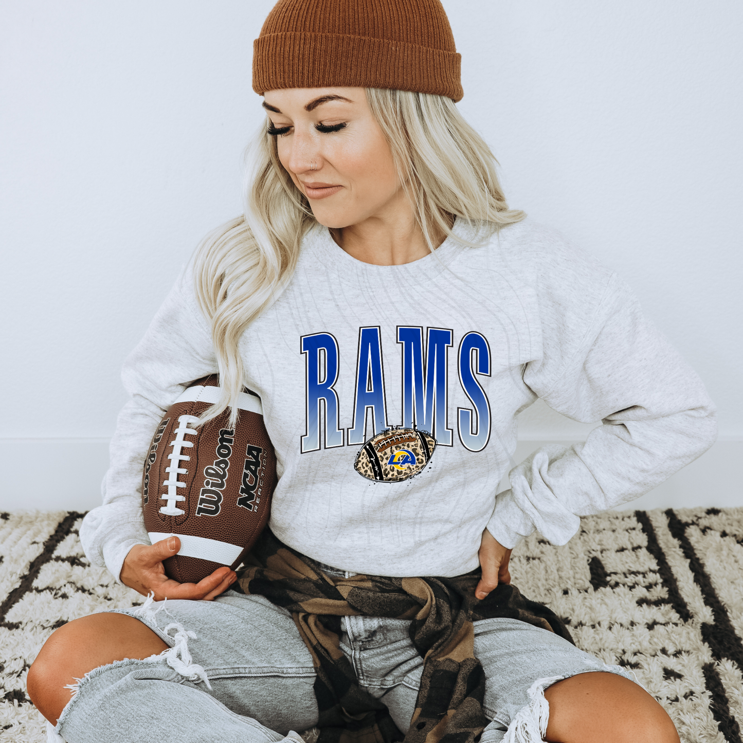 Ram Huge Football Tall Transfer