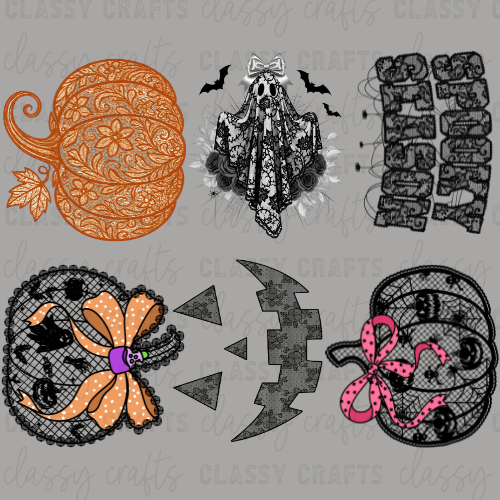 Lace Fall - 30x24 - PREMADE GANG SHEET