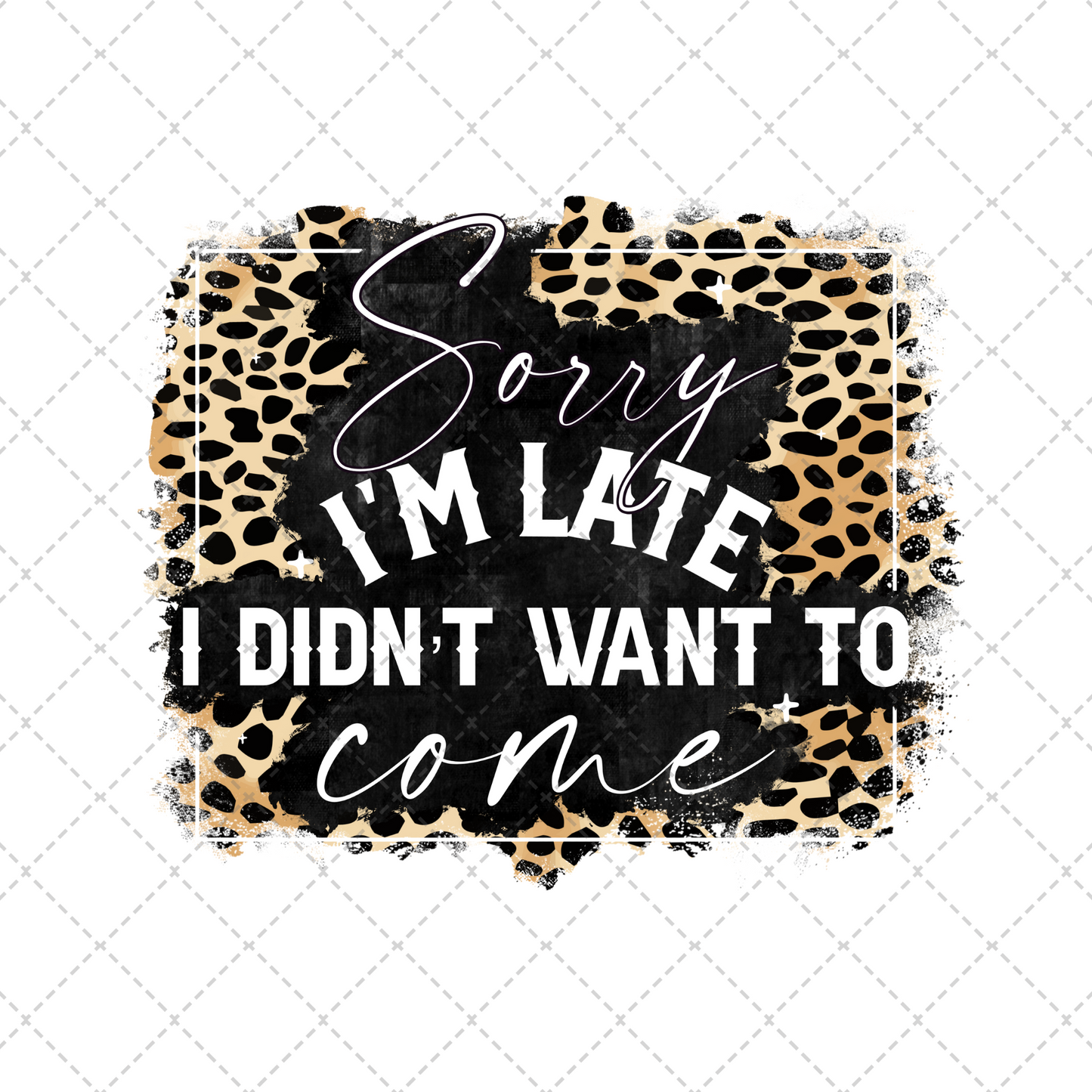 Sorry I'm Sorry Transfer