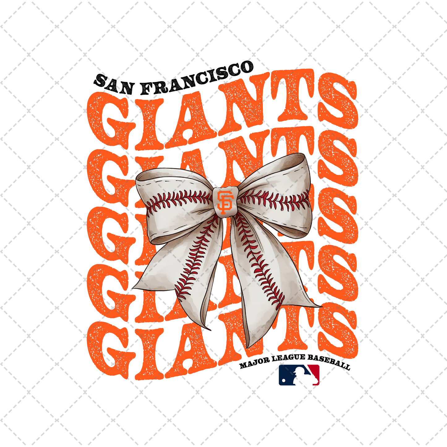 Giants Coquette Transfer ** TWO PART* SOLD SEPARATELY**
