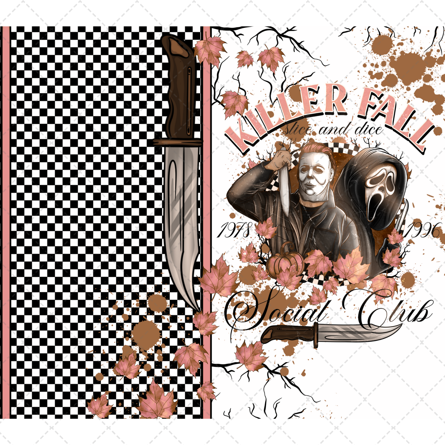 Killer Fall Tumbler Wrap