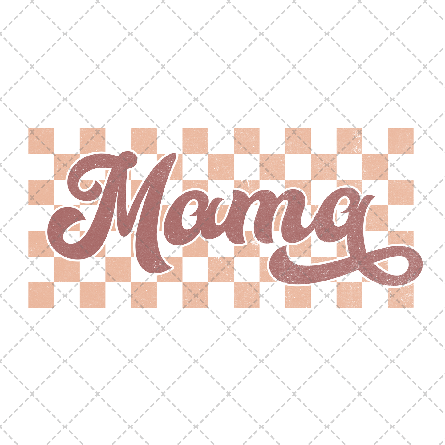 Mama Checkered Transfer