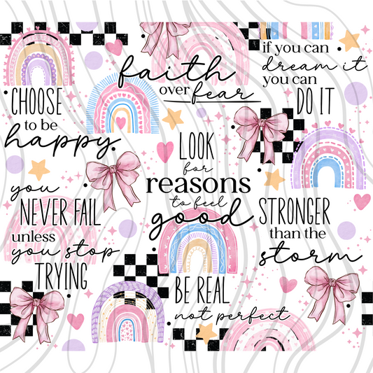 Look For Reasons To Feel Good Tumbler Wrap