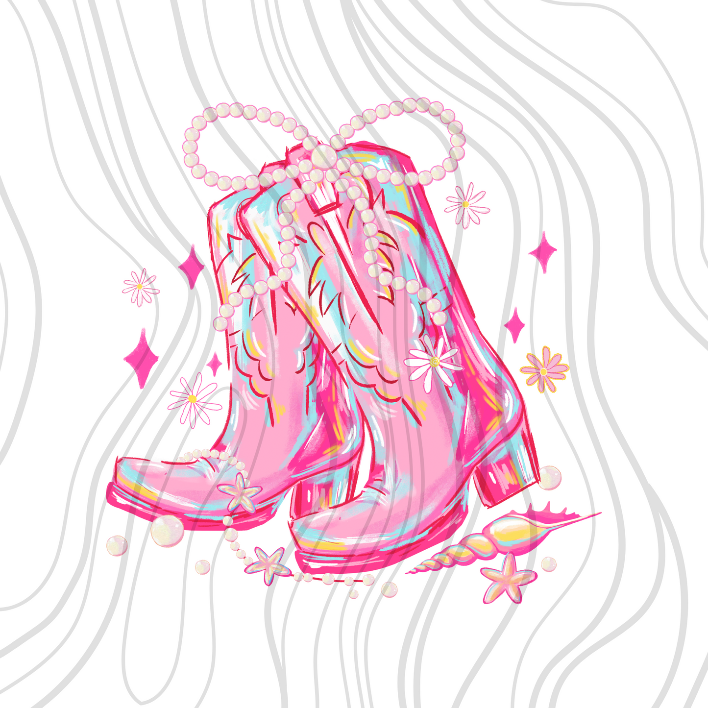 Shell Cowgirl Transfer
