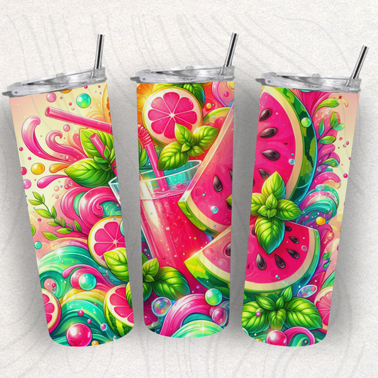 Watermelon Tumbler Wrap Transfer