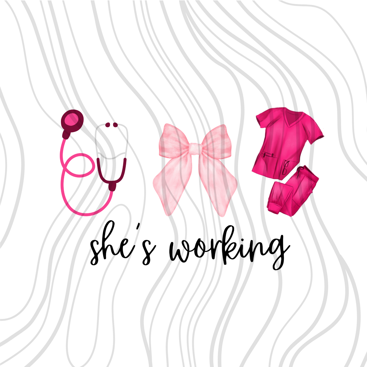 She Is Working Nurse Transfer