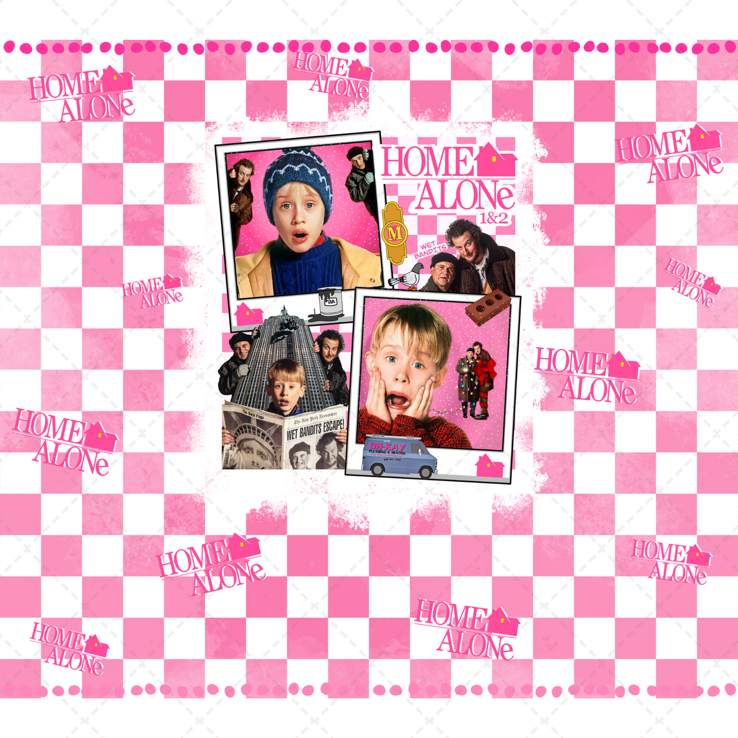 Home Alone Tumbler Transfer