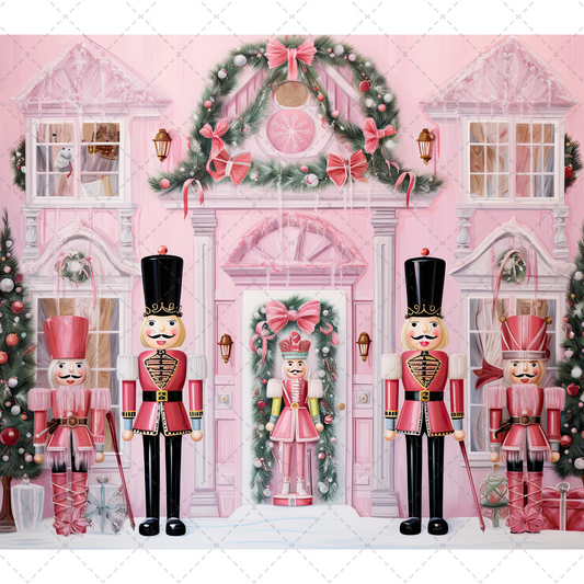 Pink Nutcracker Tumbler Transfer