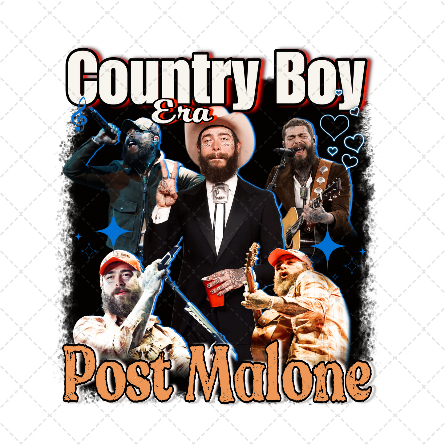 PM Country Boy Tumbler Transfer