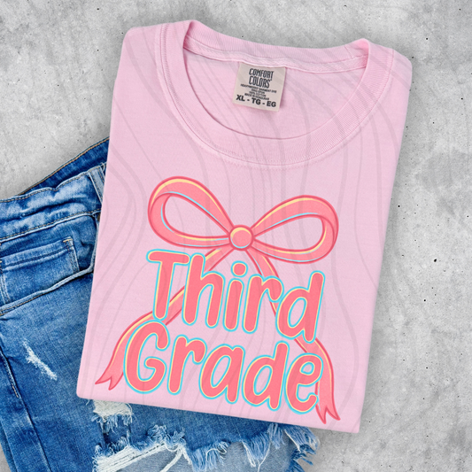 3rd Grade Coquette Transfer
