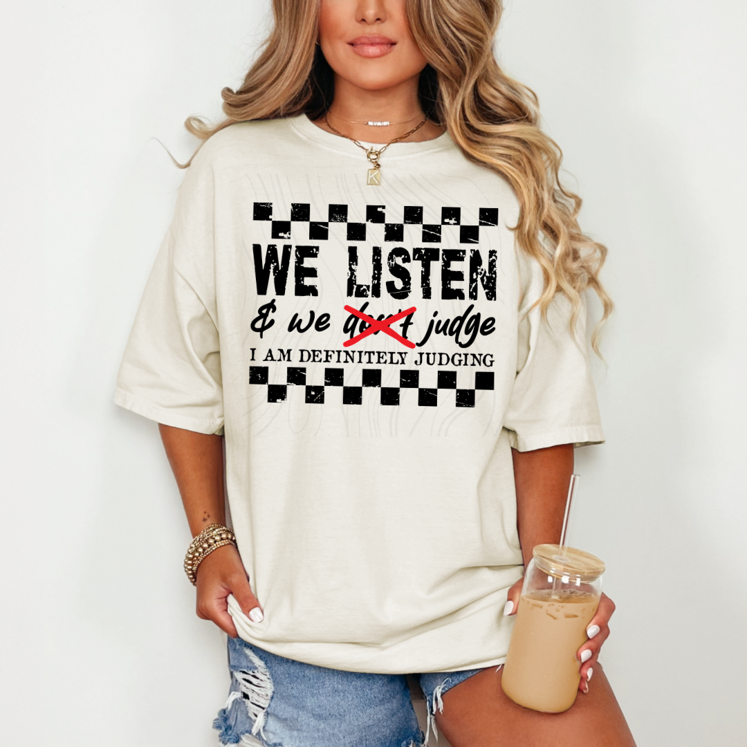 We Listen & We Judge Transfer