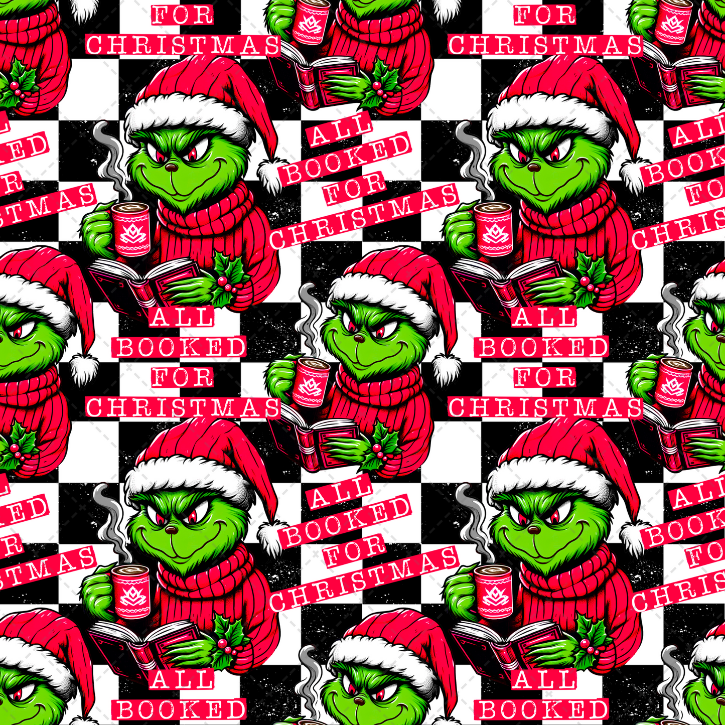 All Booked Seamless Tumbler Transfer