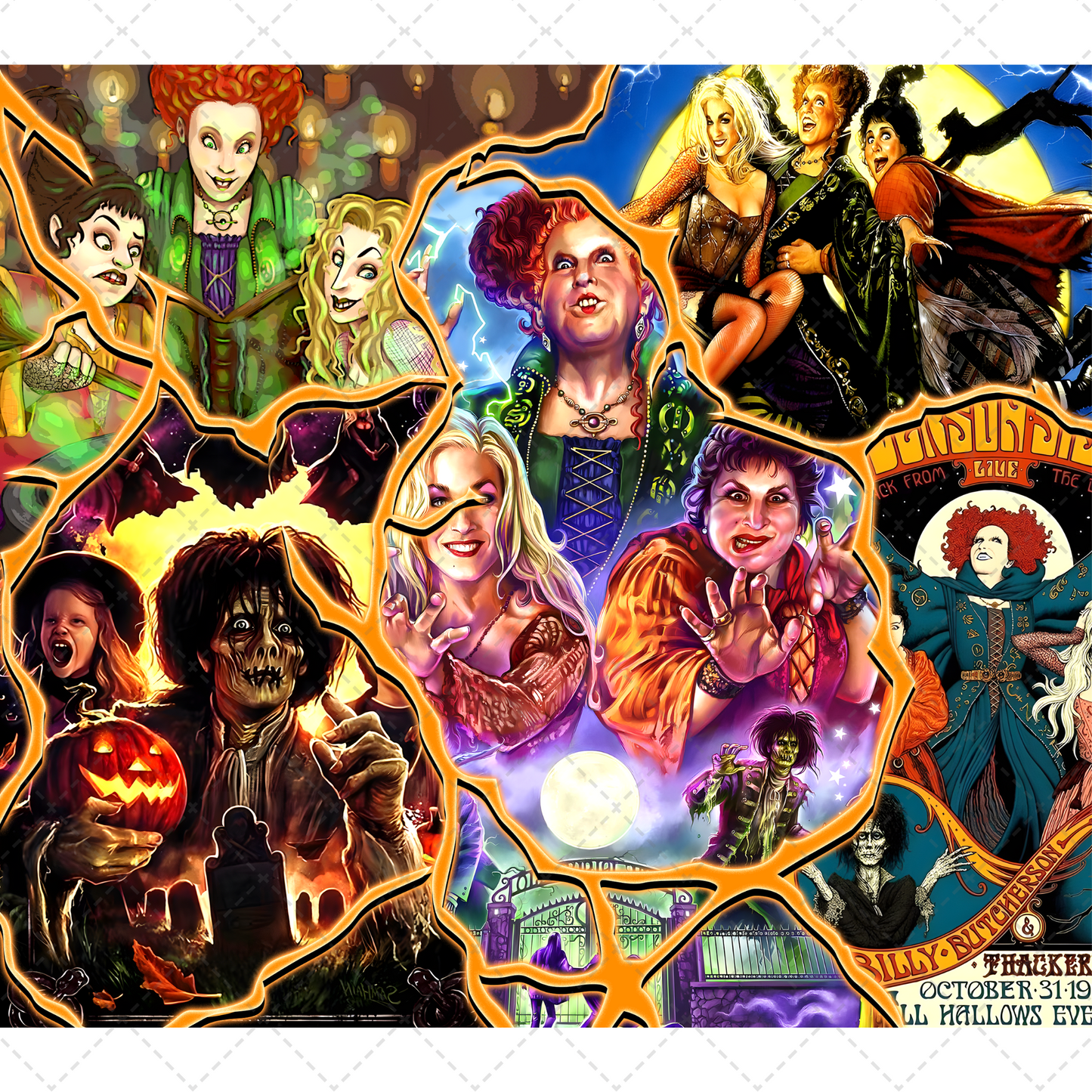 HP Orange Tumbler Transfer