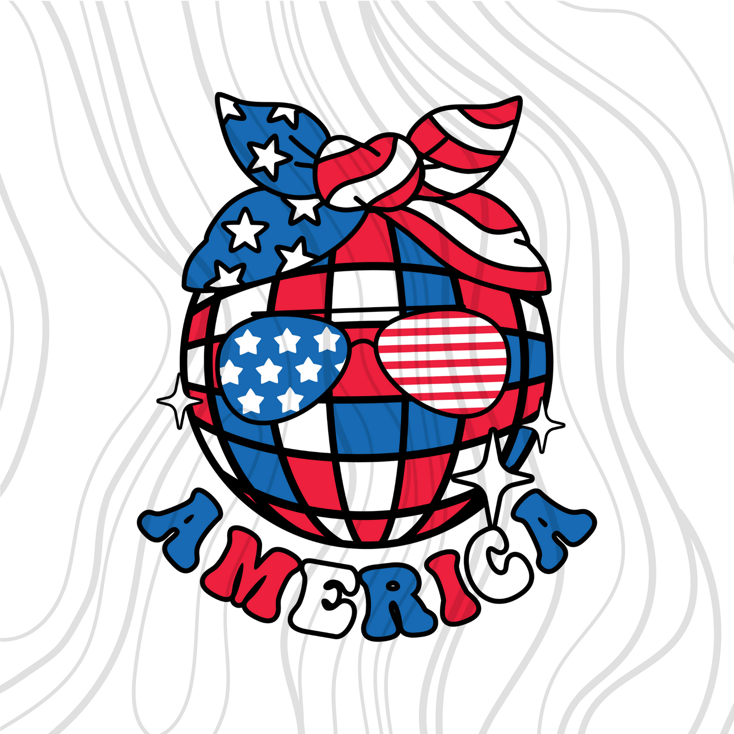 Retro America Transfer ** TWO PART* SOLD SEPARATELY**