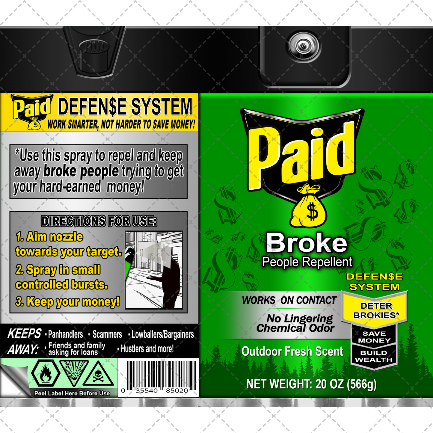 Paid Spray Tumbler Wrap