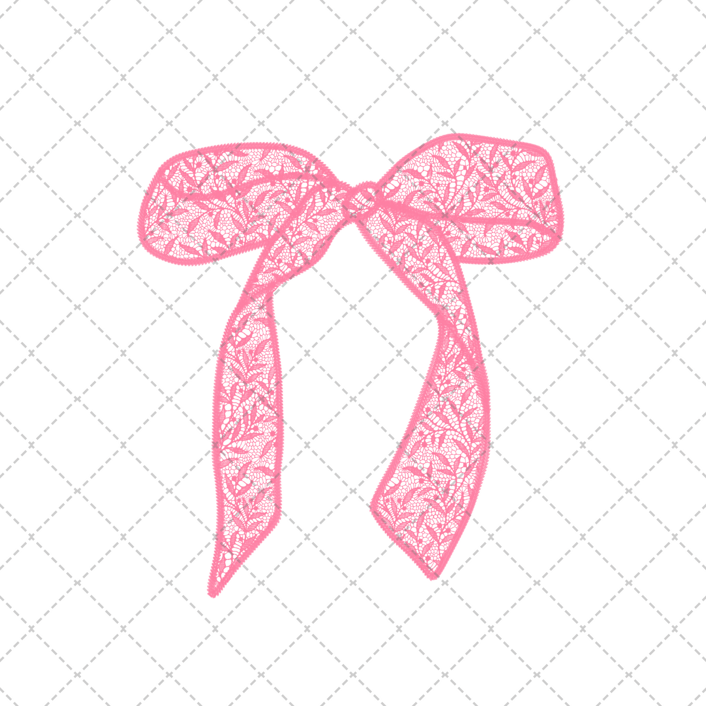 Lace Bow Transfer