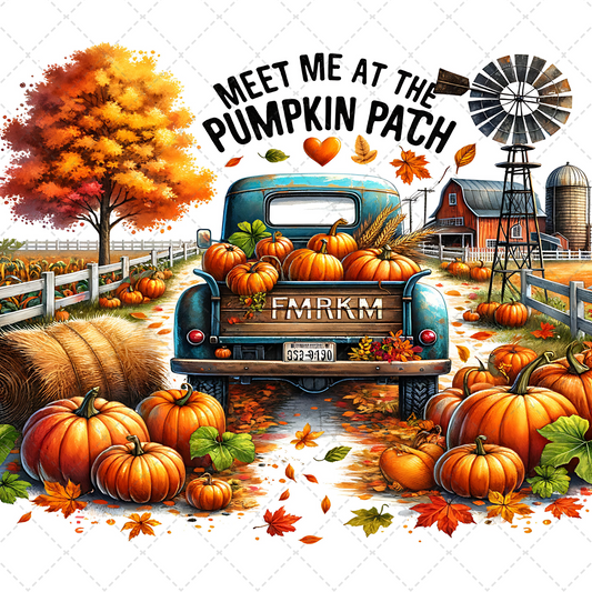 Pumpkin Patch Tumbler Transfer