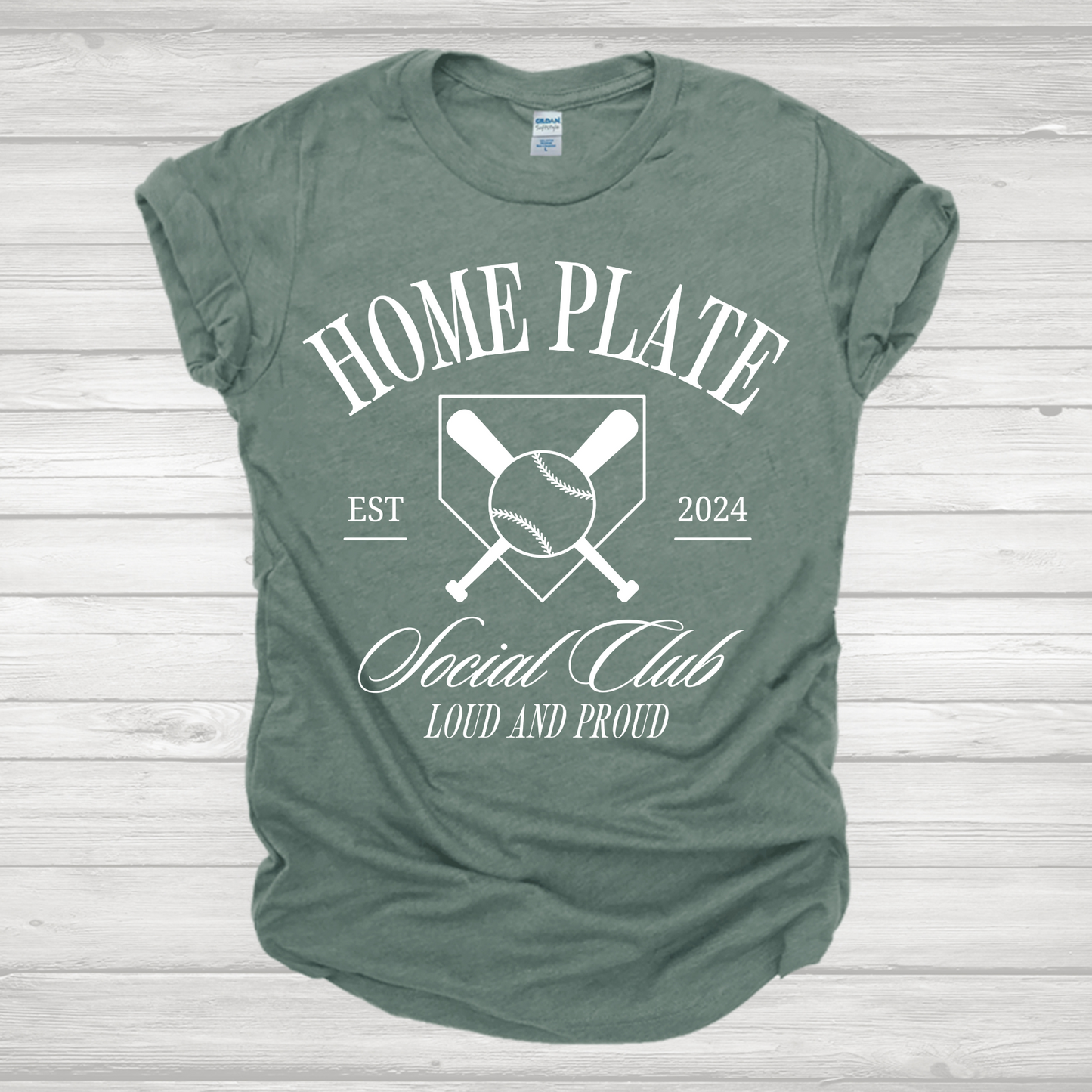 Home Plate Social Club White Transfer