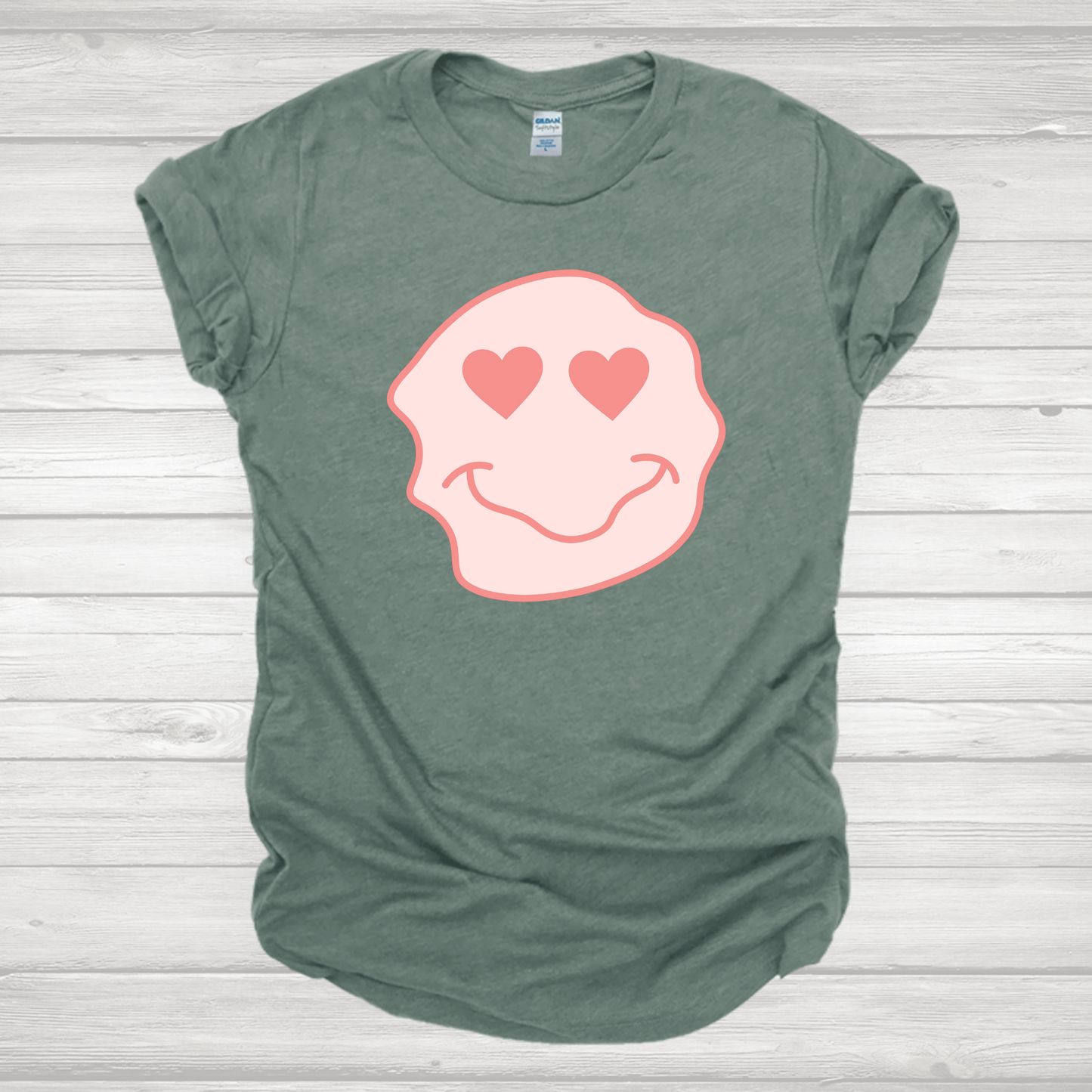 Wavy Smiley Transfer