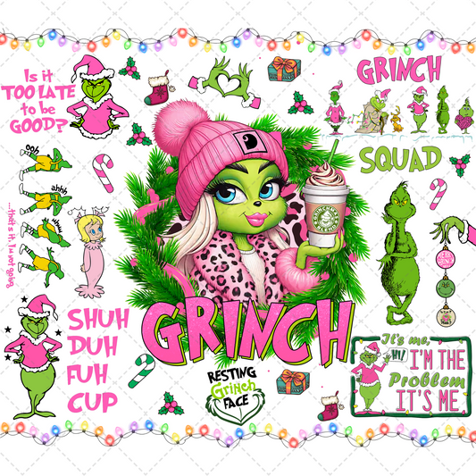 Preppy Gman Tumbler Transfer