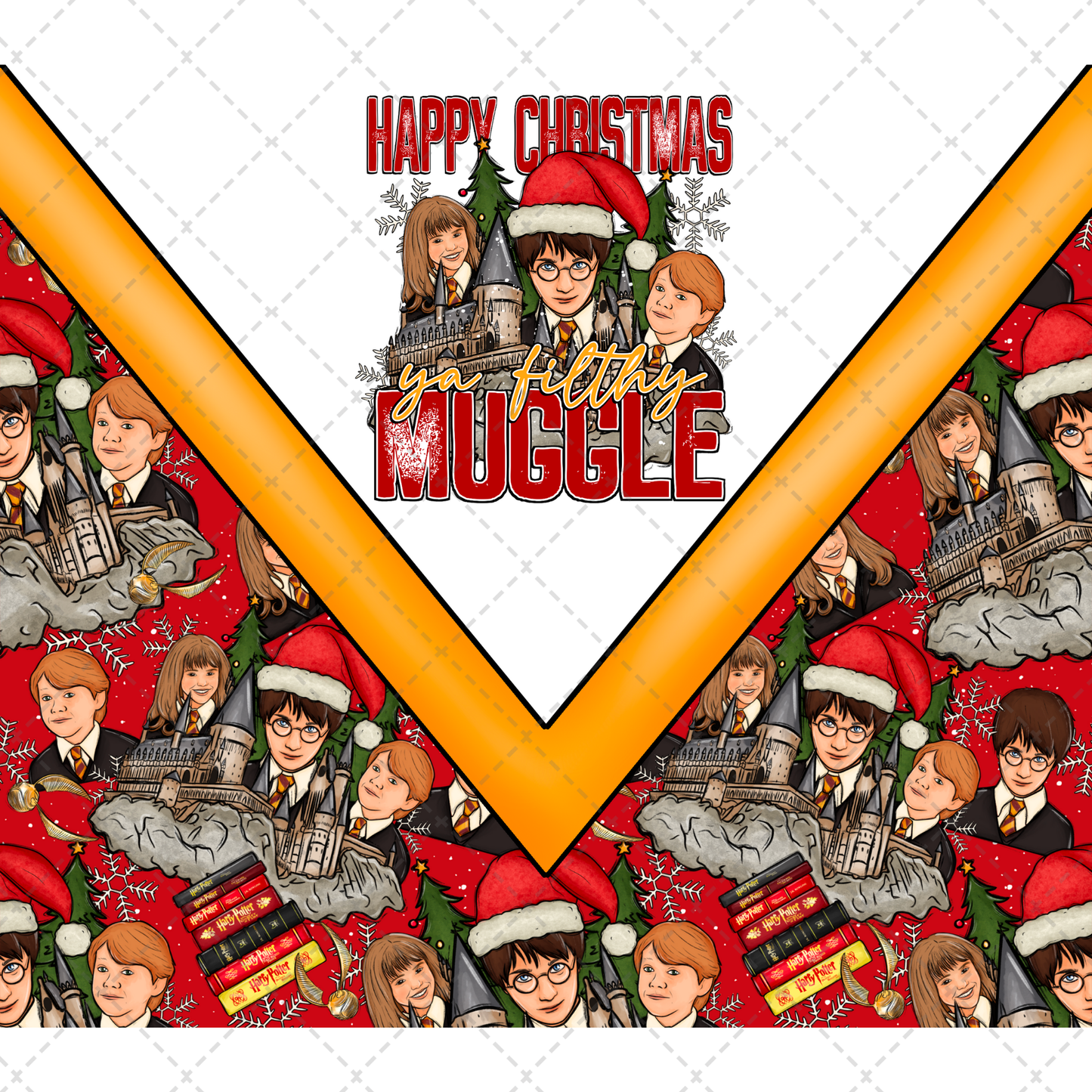 Happy Christmas Tumbler Transfer