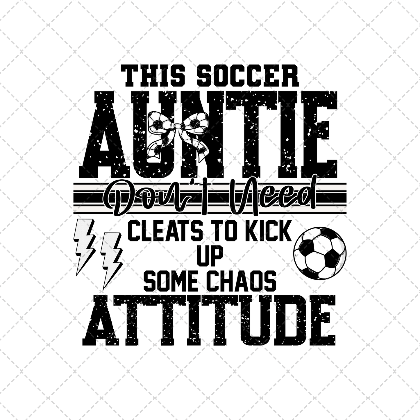 This Soccer Auntie Transfer ** TWO PART* SOLD SEPARATELY**